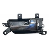 Maçaneta Interna Traseira Direita Kia Mohave 2012 H9576 Prateado Traseira