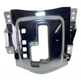 Moldura Cromada Alavanca Cambio Nissan Frontier 2021 J1390 Prateado