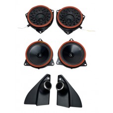 Kit Alto Falantes Jbl Toyota Hilx Srx 2.8 2022 J1922 Preto