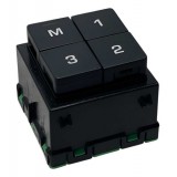 Botão Memória Banco Diant Esquerdo Velar 2.0 2020 J1998 Preto Original