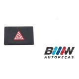 Botão Alerta Mitsubishi L200 Triton 2017 (8820) Preto