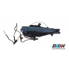 Maçaneta Puxador Externo Porta Diant Dir Bmw X1 2014 B708 Preto