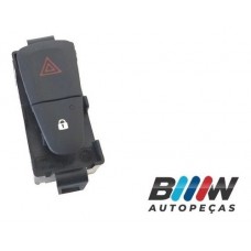 Botão Comando Alerta Trava Sandero Logan B2856 Preto
