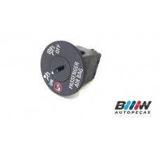 Botão Passenger Gm Astra 05 012 Off Airbag  B4125 - 13577258 Preto