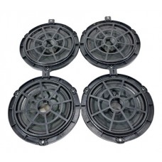 Jogo Alto Falante De Portas Peugeot 208 2019 C4542 Preto