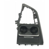 Moldura Console Porta Copos Bmw 320 2014 Original C6139 Preto
