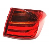 Lanterna Tampa Tras Direita Bmw 320i 2017 C/detalhe D7915 Direito/passageiro Vermelho