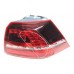 Lanterna Traseira Direita Vw Golf 2014 C/ Riscos D8037 Direito/passageiro Vermelho
