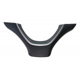 Moldura Inferior Volante Bmw X6 6cc 2014 G1960 Preto Liso