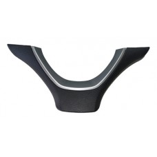 Moldura Inferior Volante Bmw X6 6cc 2014 G1960 Preto Liso