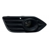 Grade Moldura Com Farol De Milha Esquerdo Hrv 2020 H6697 Preto Esquerdo