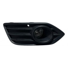 Grade Moldura Com Farol De Milha Esquerdo Hrv 2020 H6697 Preto Esquerdo